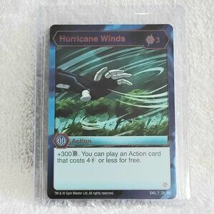 3/$25 Mint Bakugan Hurricane Winds ENG_7_SR_BR Card by Spinmaster!!
